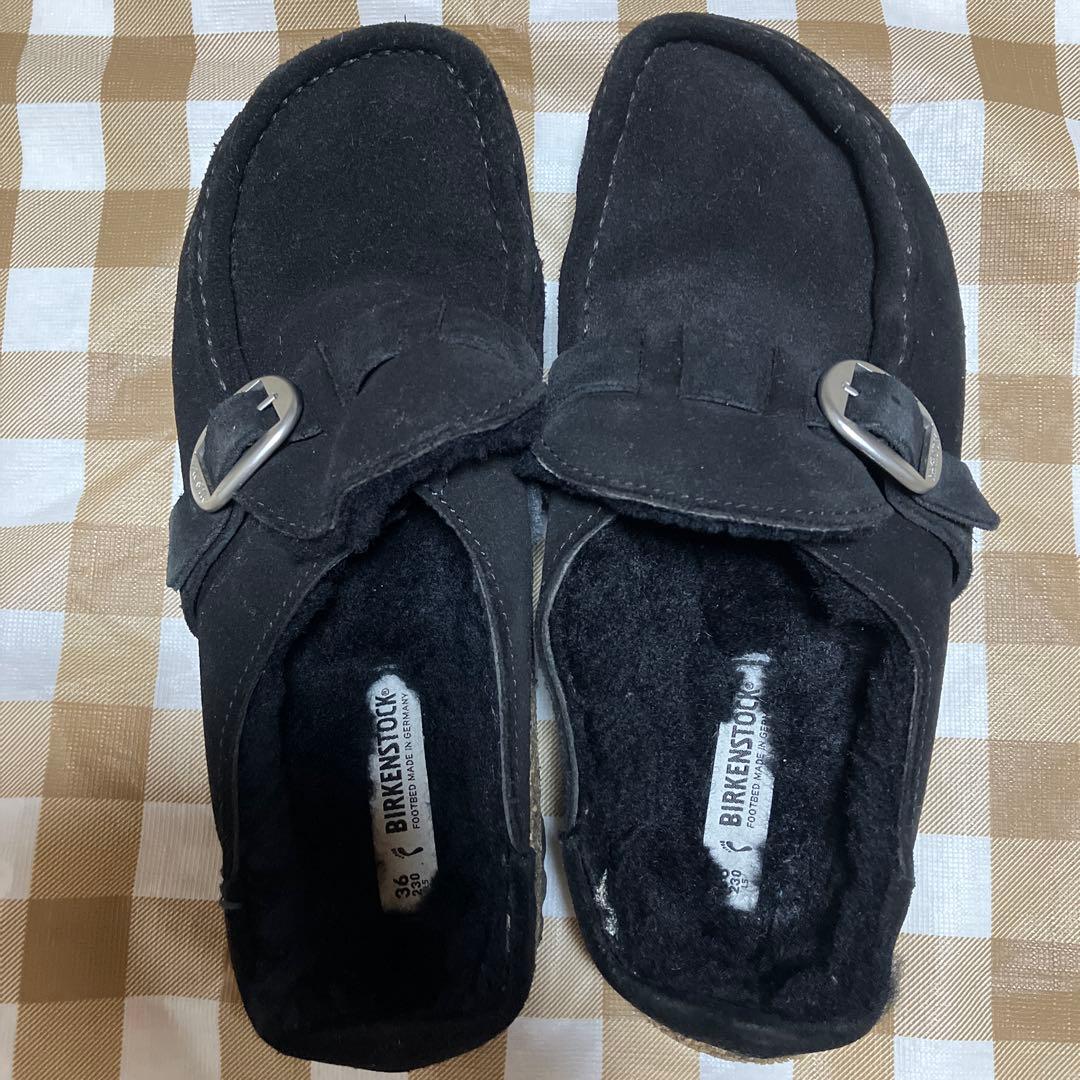 龍×4　ビルケンシュトック 36(23〜23.5) 黒 ナロー幅 　ボア