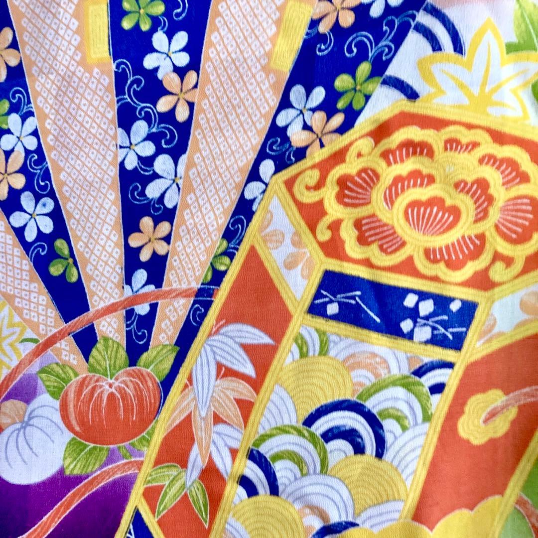 アンティーク7歳〜ジュニア 女の子 子供着物 七五三 アンティーク着物 NO42