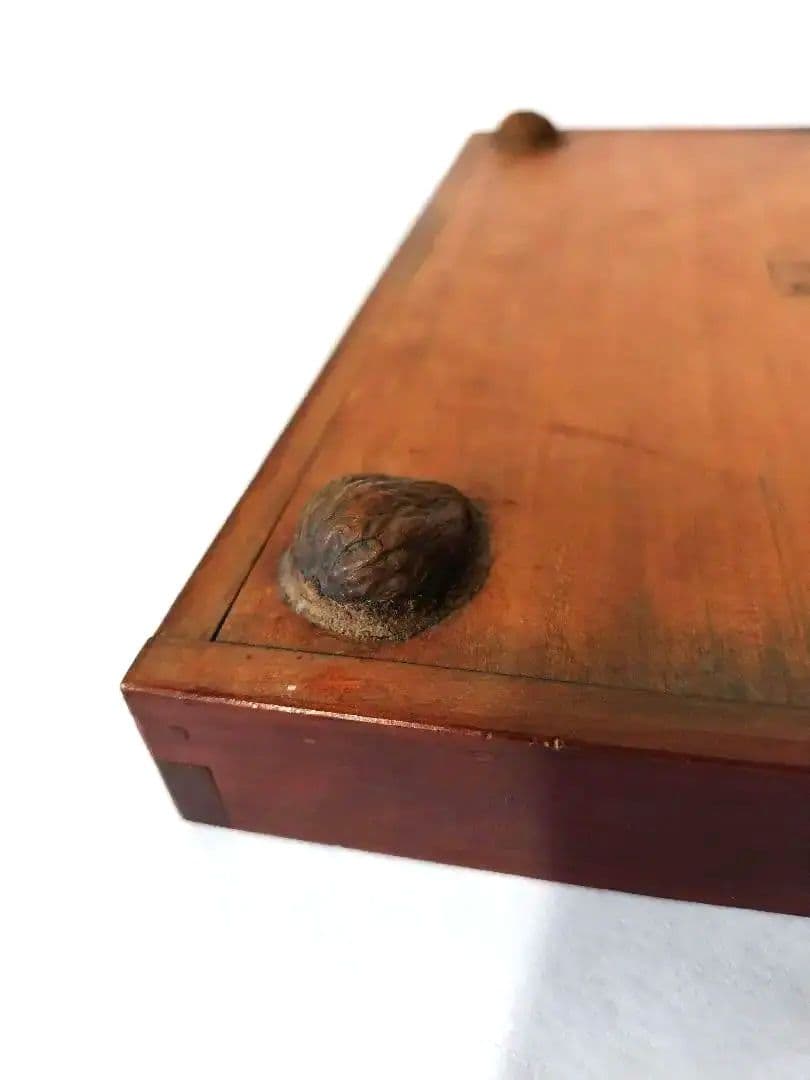 【希少品】古物　伊勢春慶　胡桃脚膳　くるみ脚膳　 岡村長四郎　アンティーク