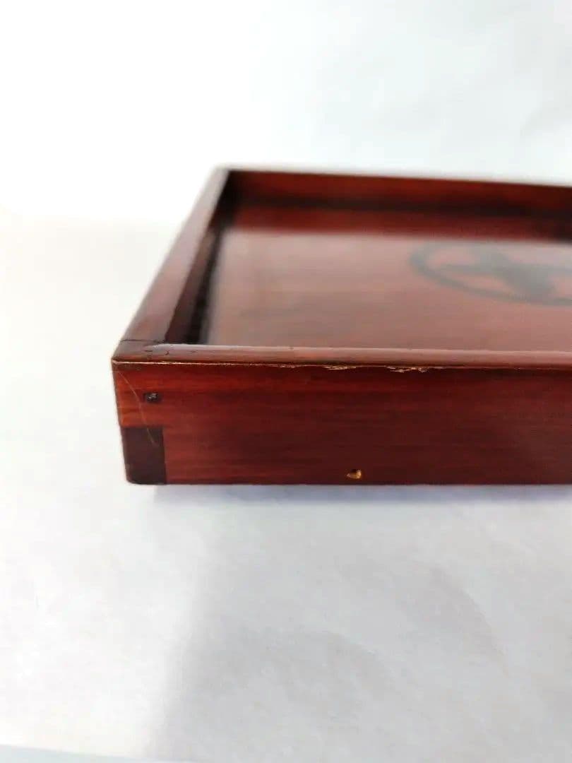 【希少品】古物　伊勢春慶　胡桃脚膳　くるみ脚膳　 岡村長四郎　アンティーク