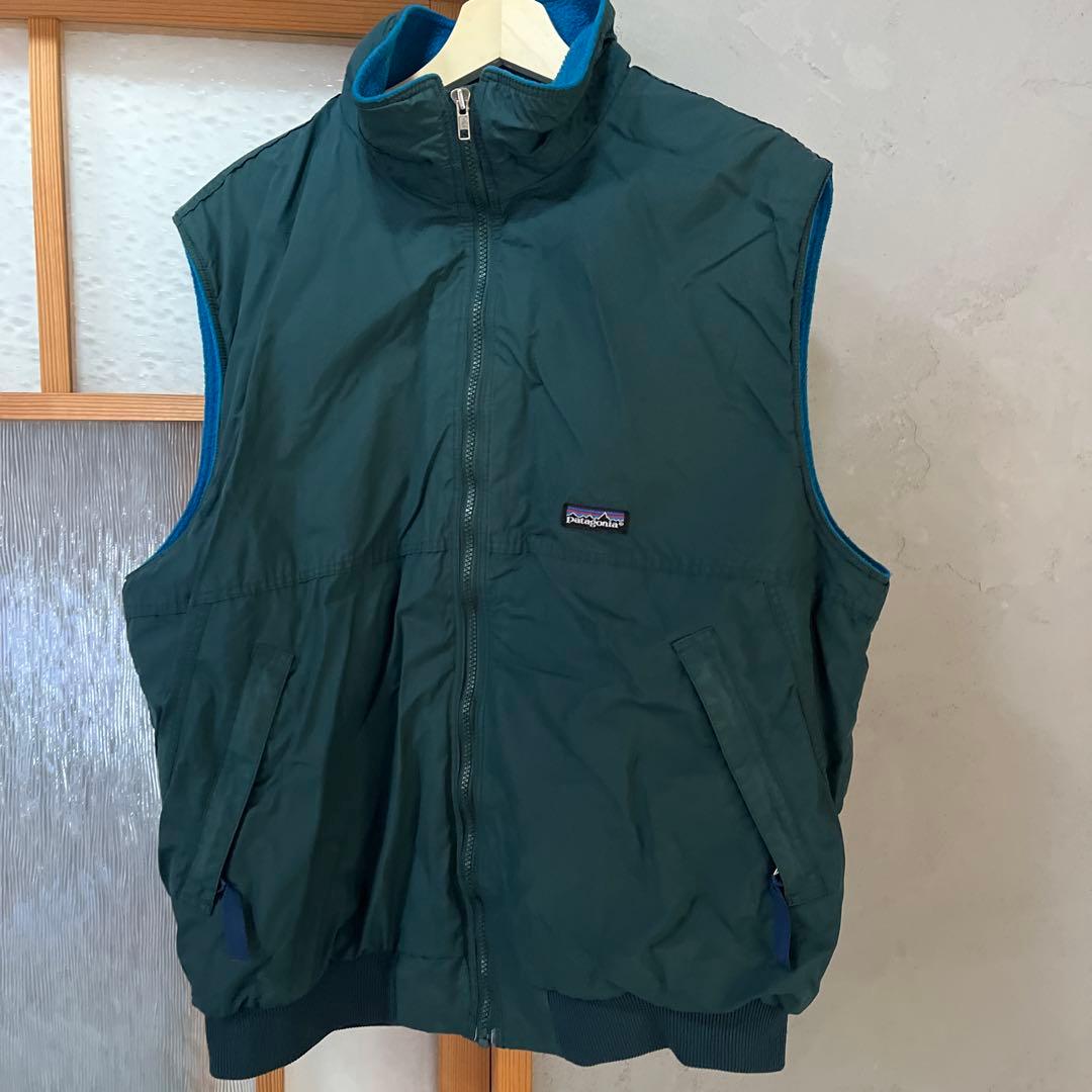 Patagonia シェルドシンチラ ベスト ハンターグリーン USA製