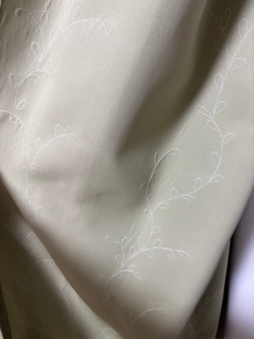 ニトリ カーテン 遮光2級 トーシュ グリーン 280×187