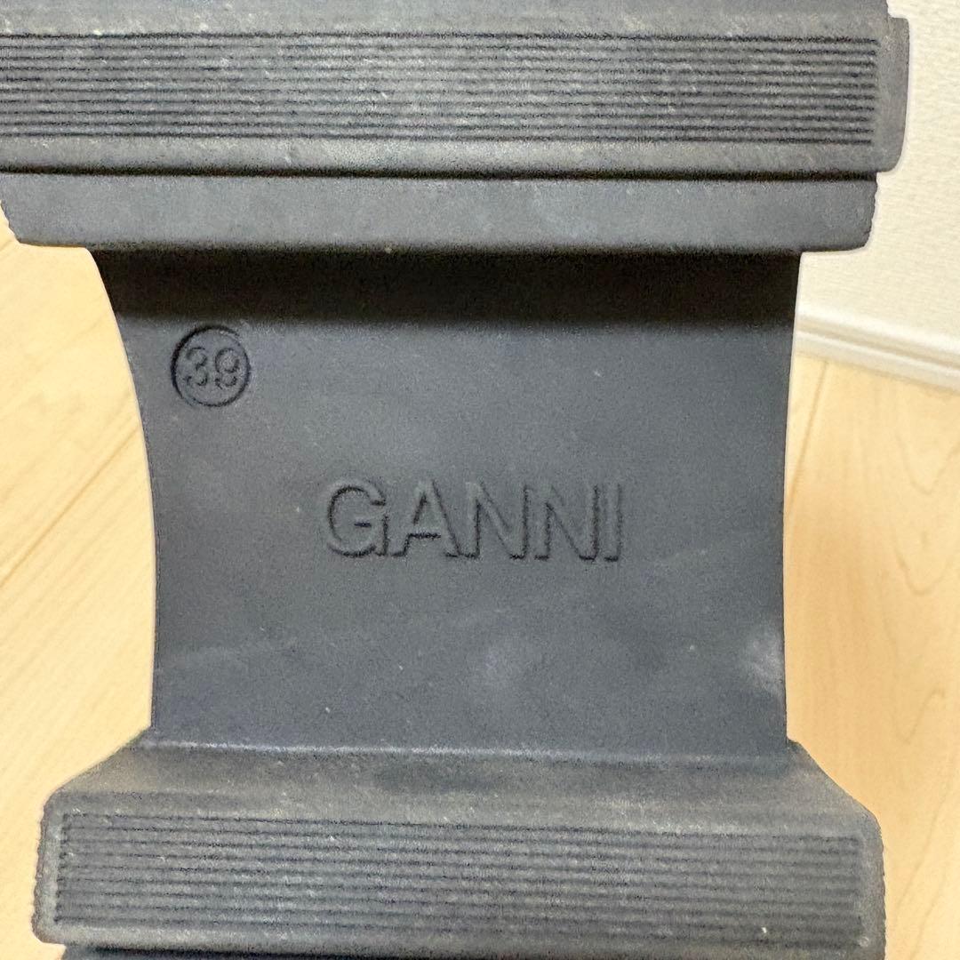 GANNI ガニー チェルシー サイドゴア ブーツ 厚底 ブラック 39