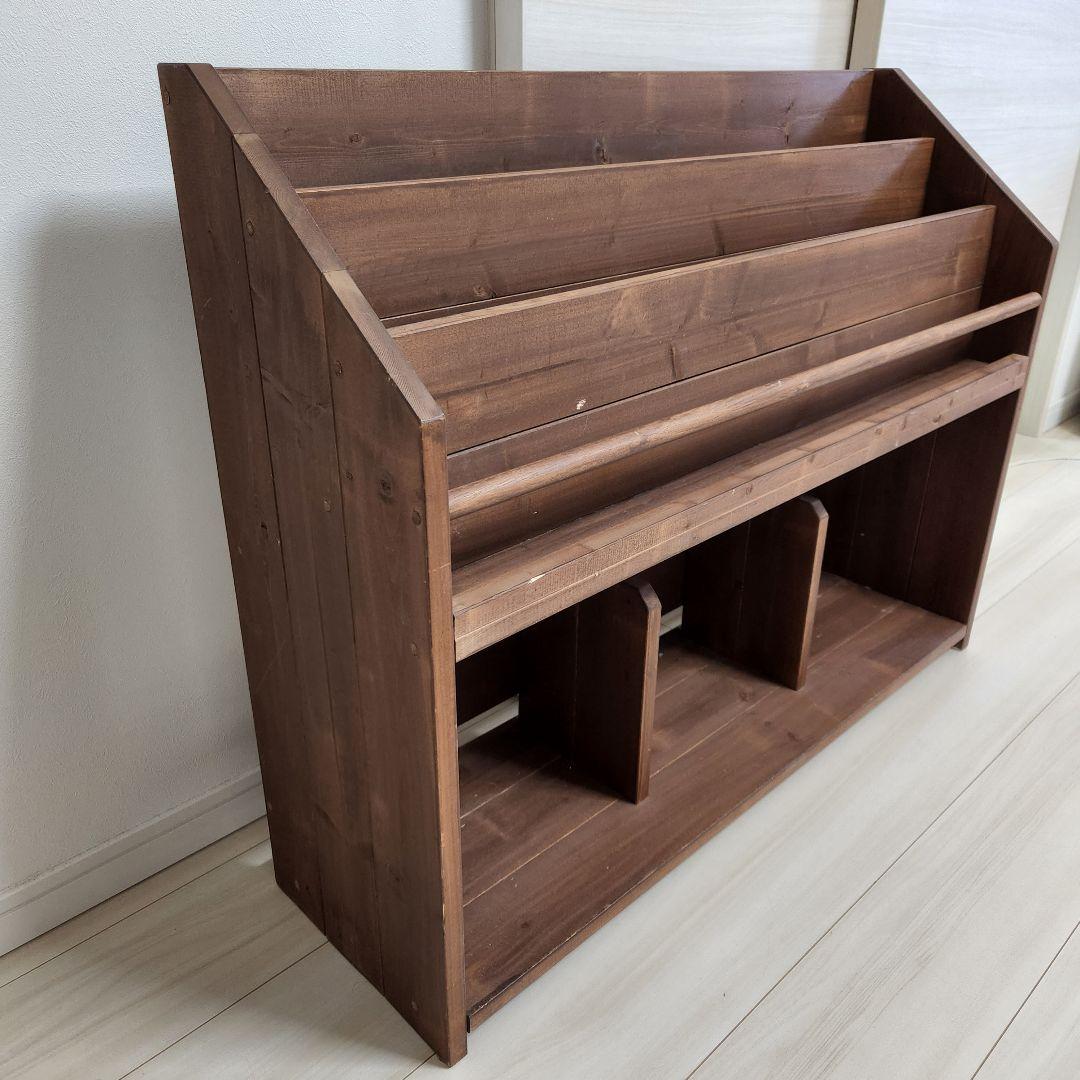 人と木 木製 日本製 子供用 本棚 絵本棚 北欧 モンテッソーリ