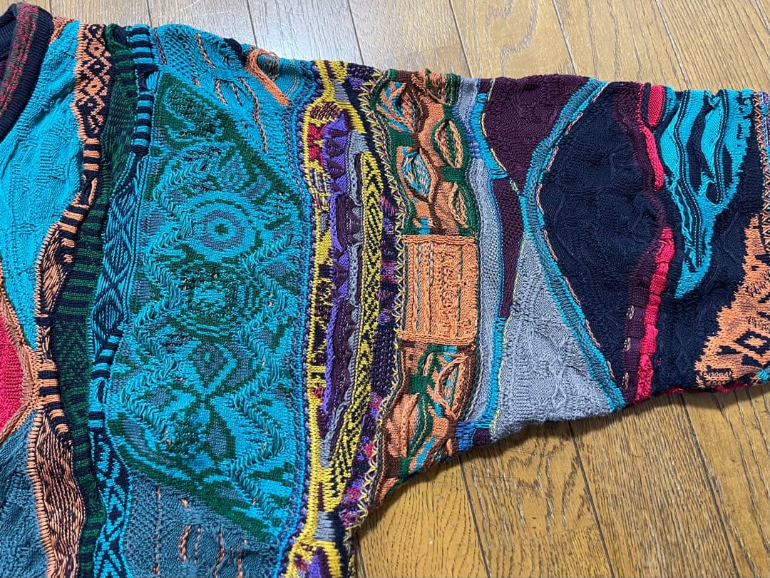 COOGI マルチカラー ニット XL