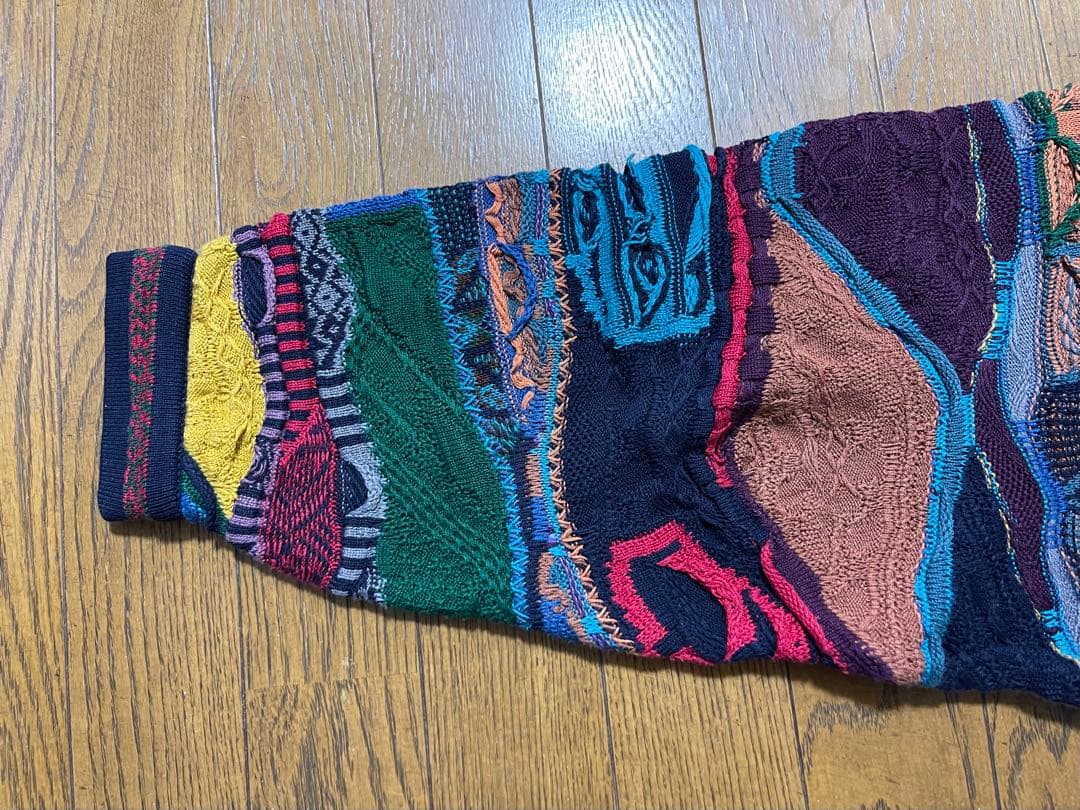 COOGI マルチカラー ニット XL