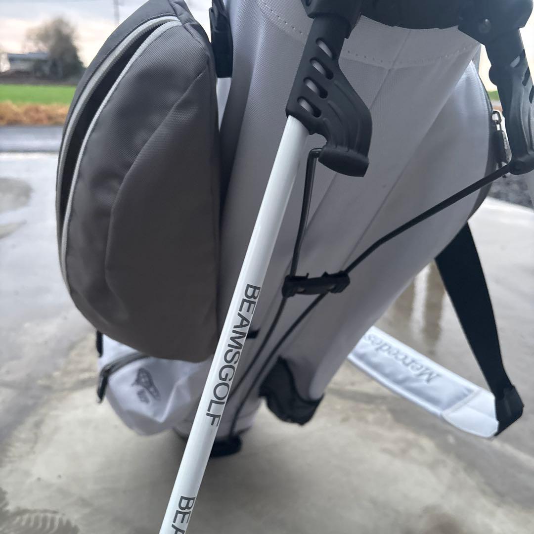 な*お様 BEAMS GOLF キャディバッグ ホワイト Mercedes-Be