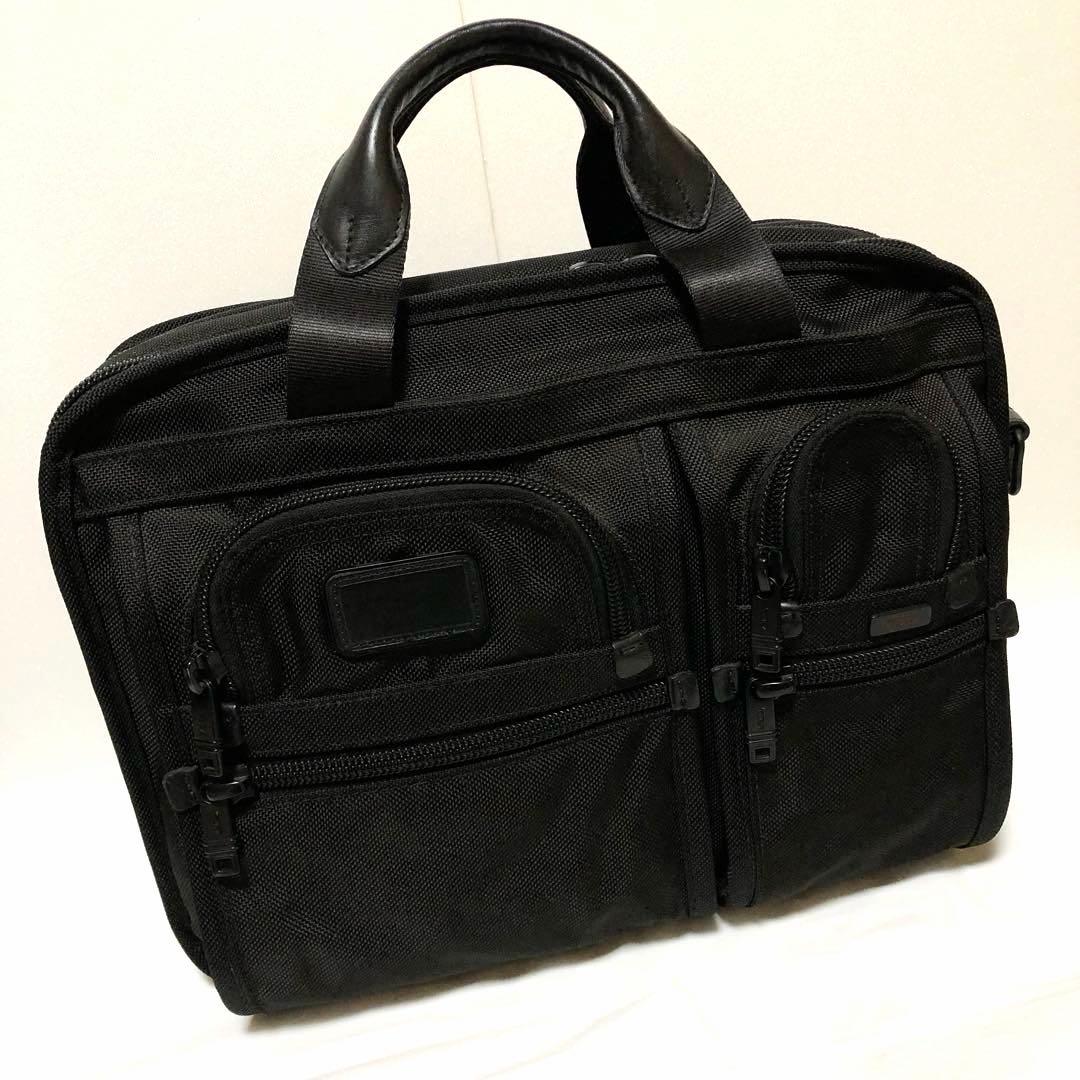 未使用級✨TUMI ビジネスバッグ 2way 2層 マチ拡張 26141DH 黒
