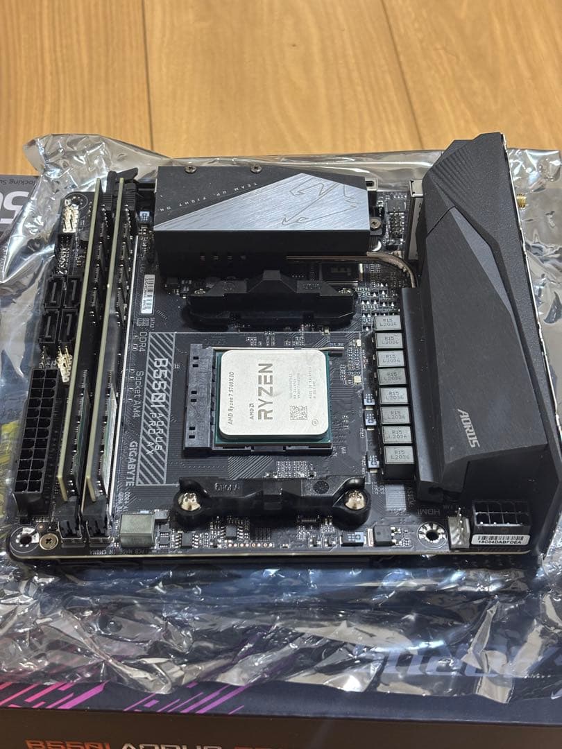 土日限定値下げ（動作品）ryzen7 5700x3d マザーボード メモリセット