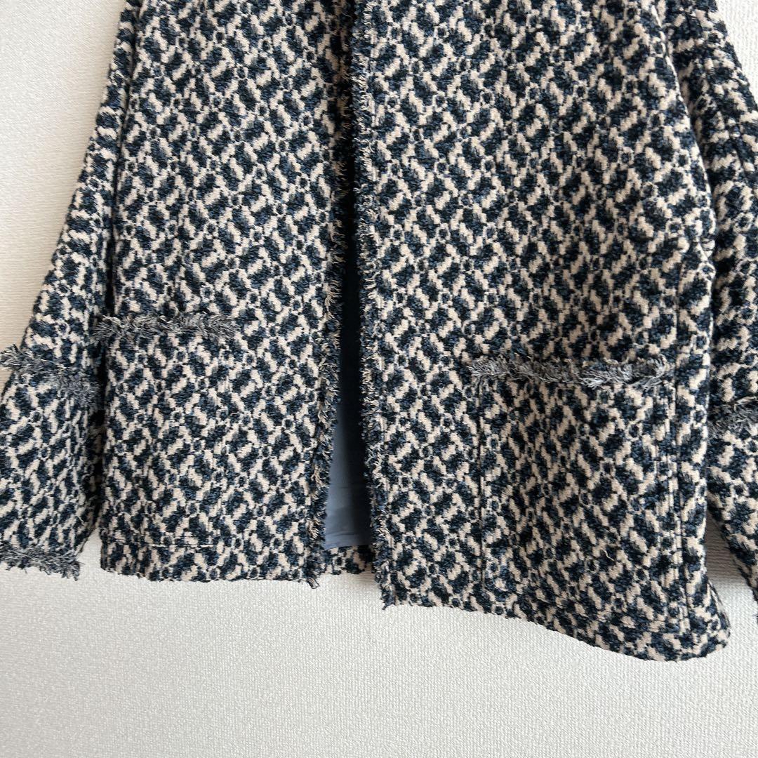 イエナ　＆NAVY GIOLICAジャガードジャケット