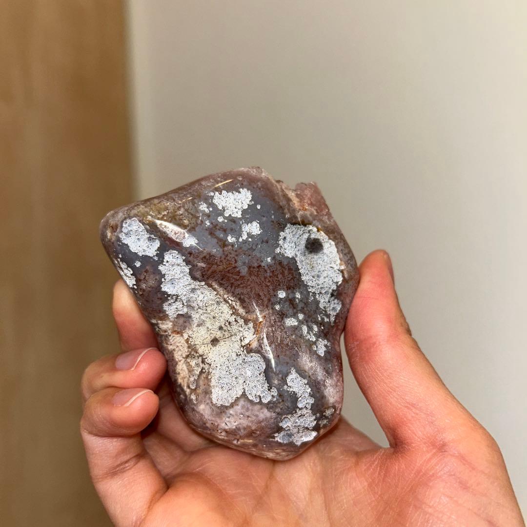 ピンクアメジスト 原石 190g キラキラ 天然石