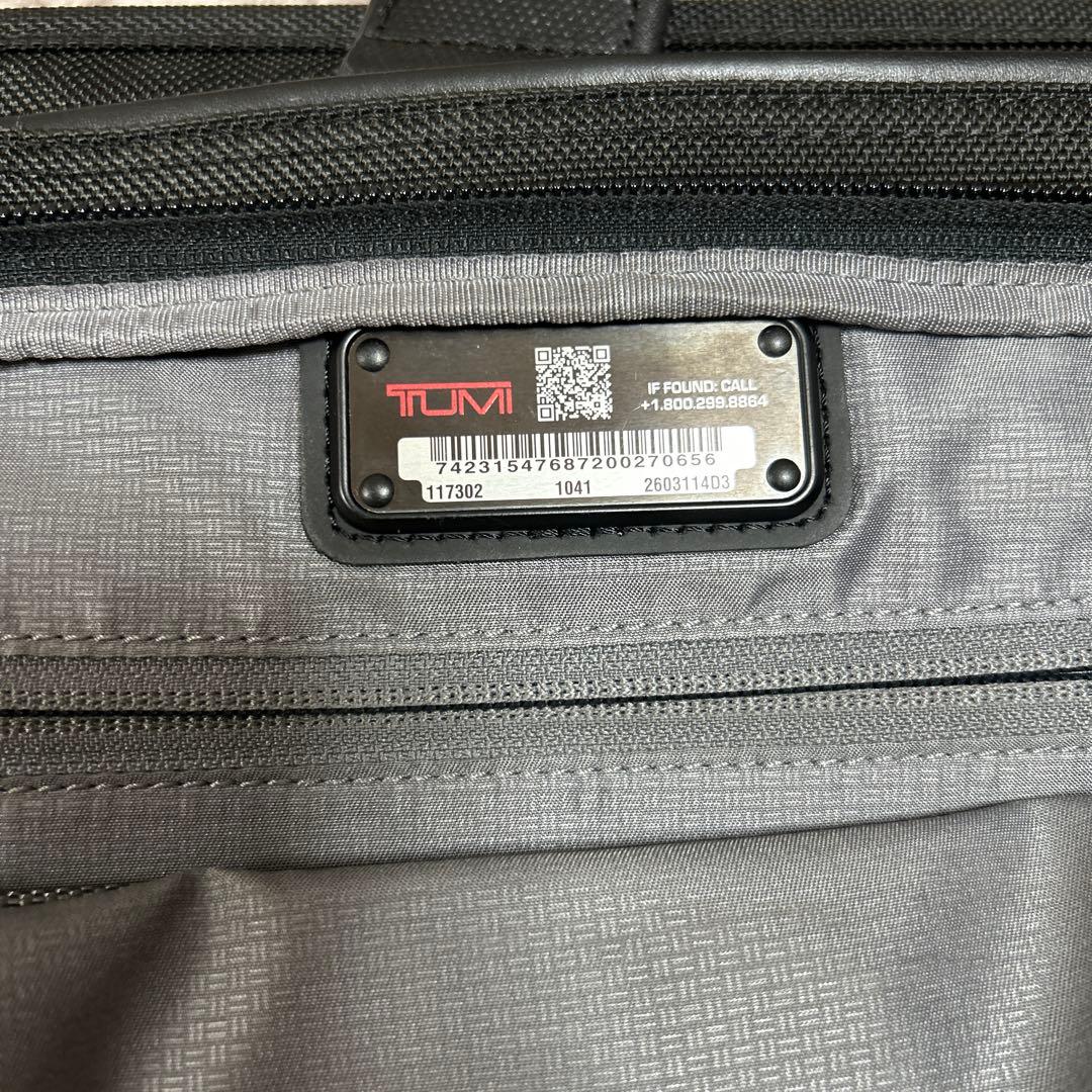 TUMI ブラック ビジネスバッグ 117302 Sale本物
