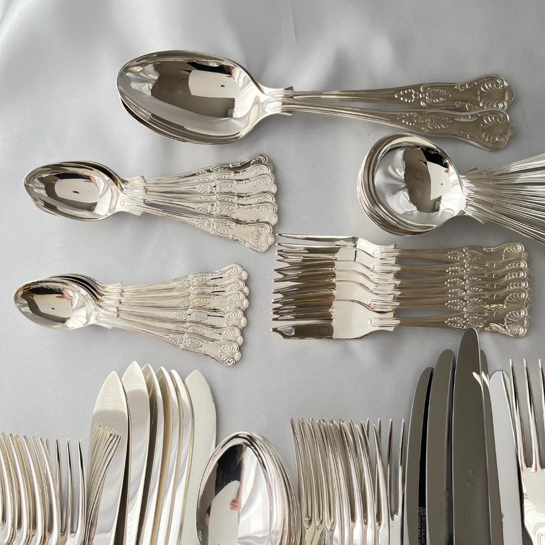 【SPEAR & JACKSON】キングスパターンのディナーフルセット 68本