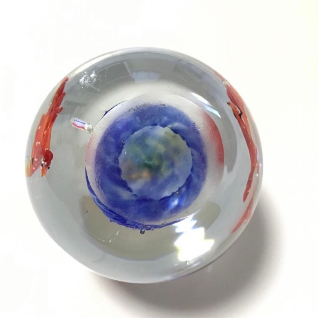 金魚 アクアリウム ガラス製 ガラス細工 球体