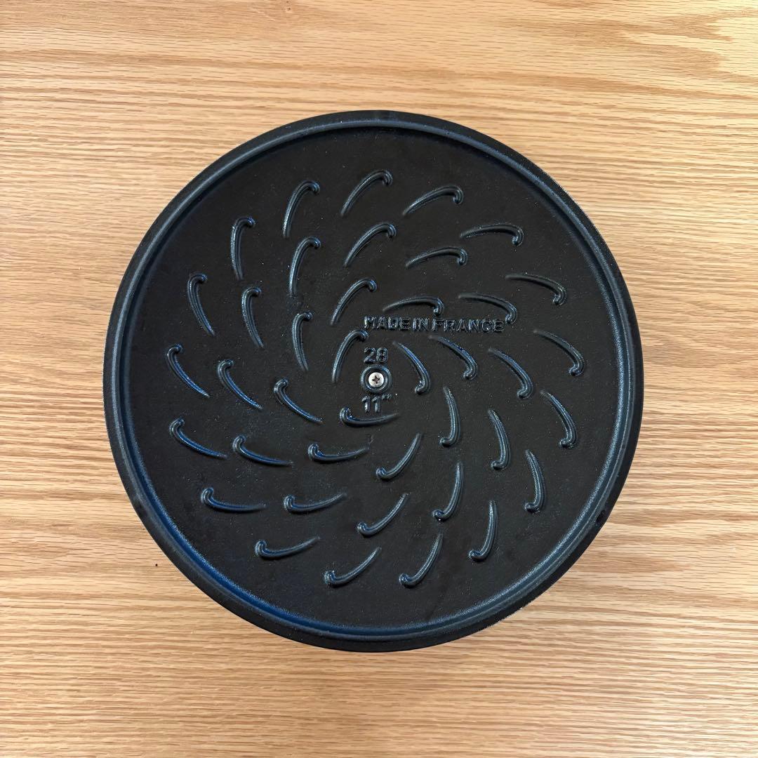 新品 ストウブ ブレイザー・ソテーパン ブラック 28cm