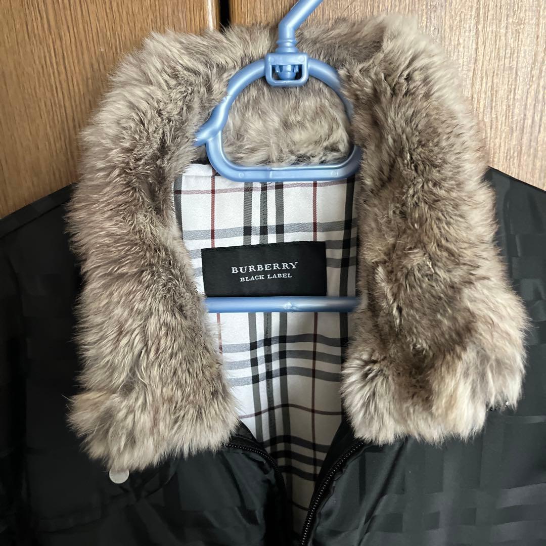 バーバリーシャドーチェック柄ダウン【極美品】