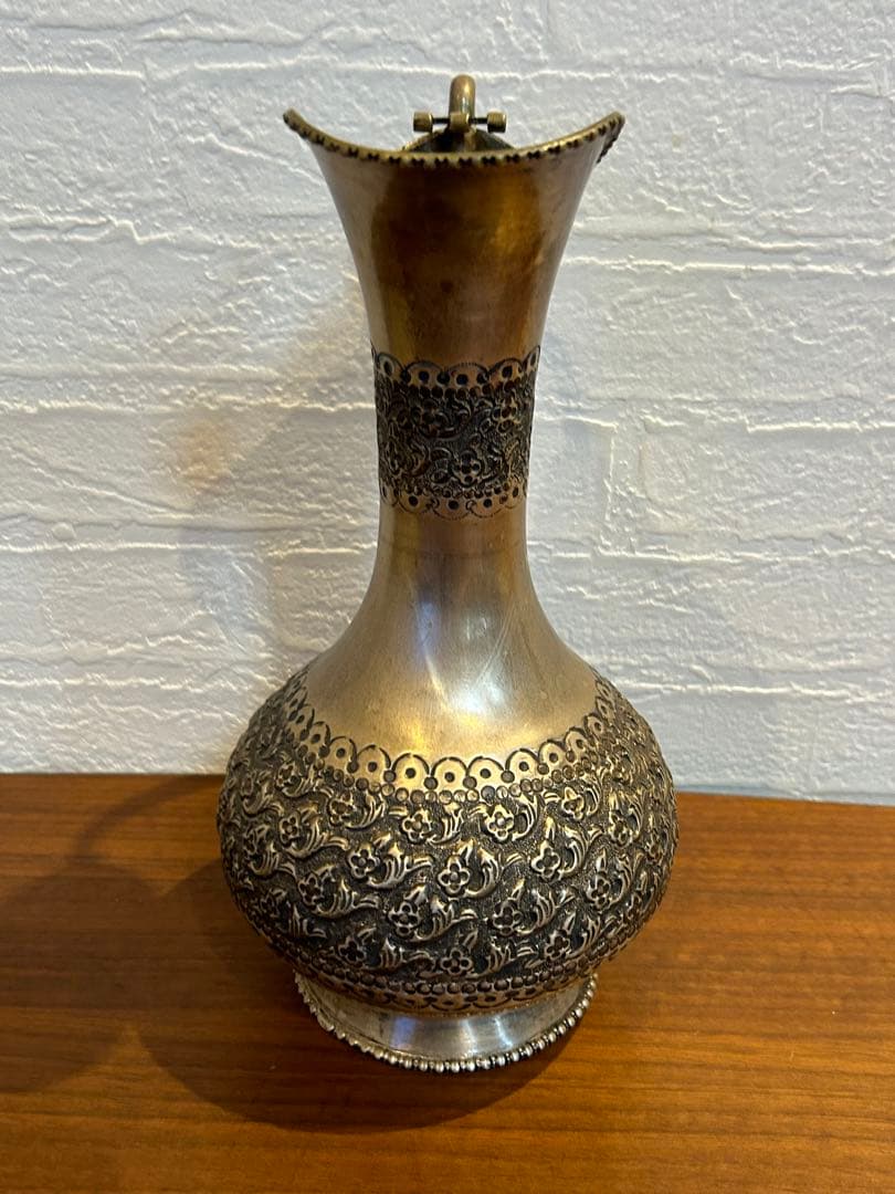 SILVER刻印　お盆　水差しセット