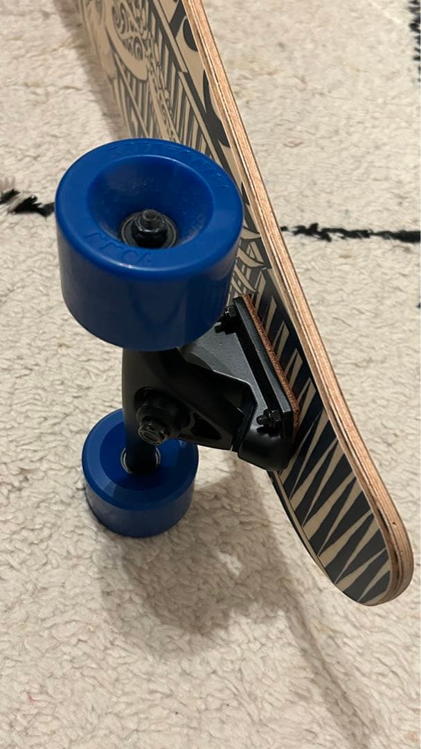 HERMÈS スケートボード ロング ネイビー／ナチュラル 新品未使用