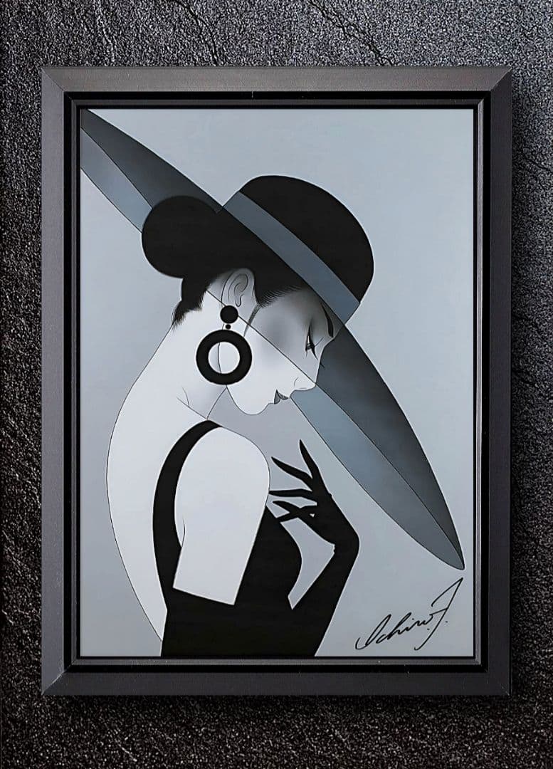 鶴田一郎 / アート【A4 サイズ写真ポスターフレーム付き４点セット】ポスター