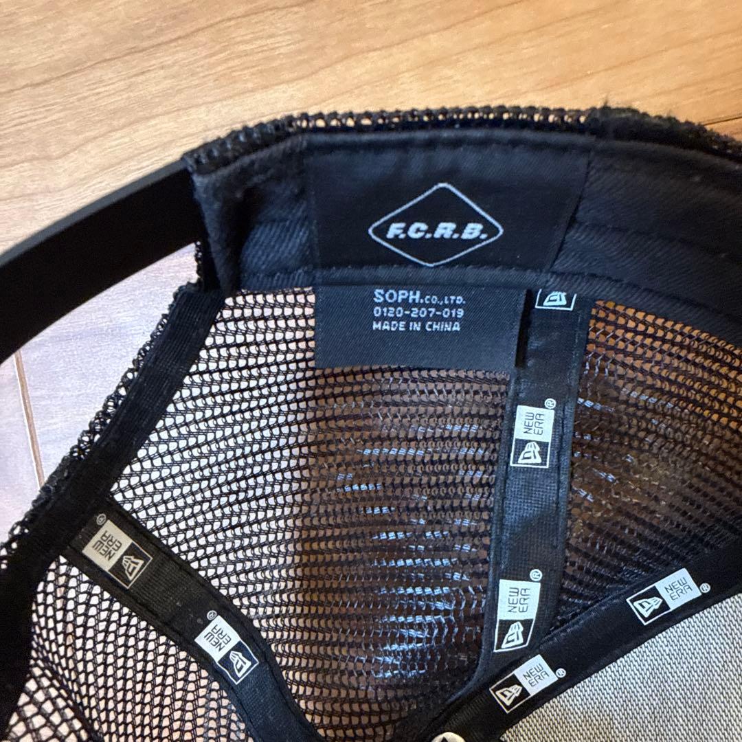 F.C.Real Bristol×ニューエラ メッシュキャップ ブラック