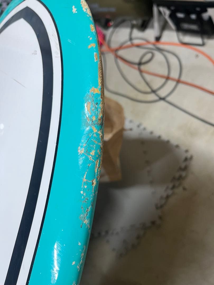 Hap Jacobs ロングボード ホワイト/ターコイズ