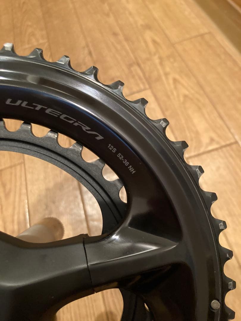 【美品】ULTEGRA fc-r8100（52/36）165mmショートクランク