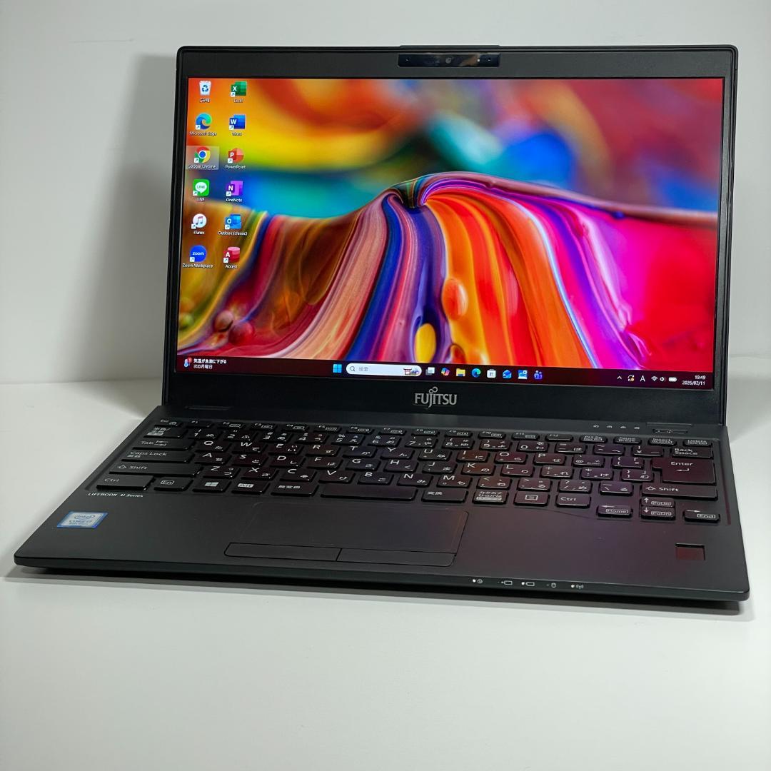 第8世代 i7 富士通 U939 ノートPC 16GB office2024