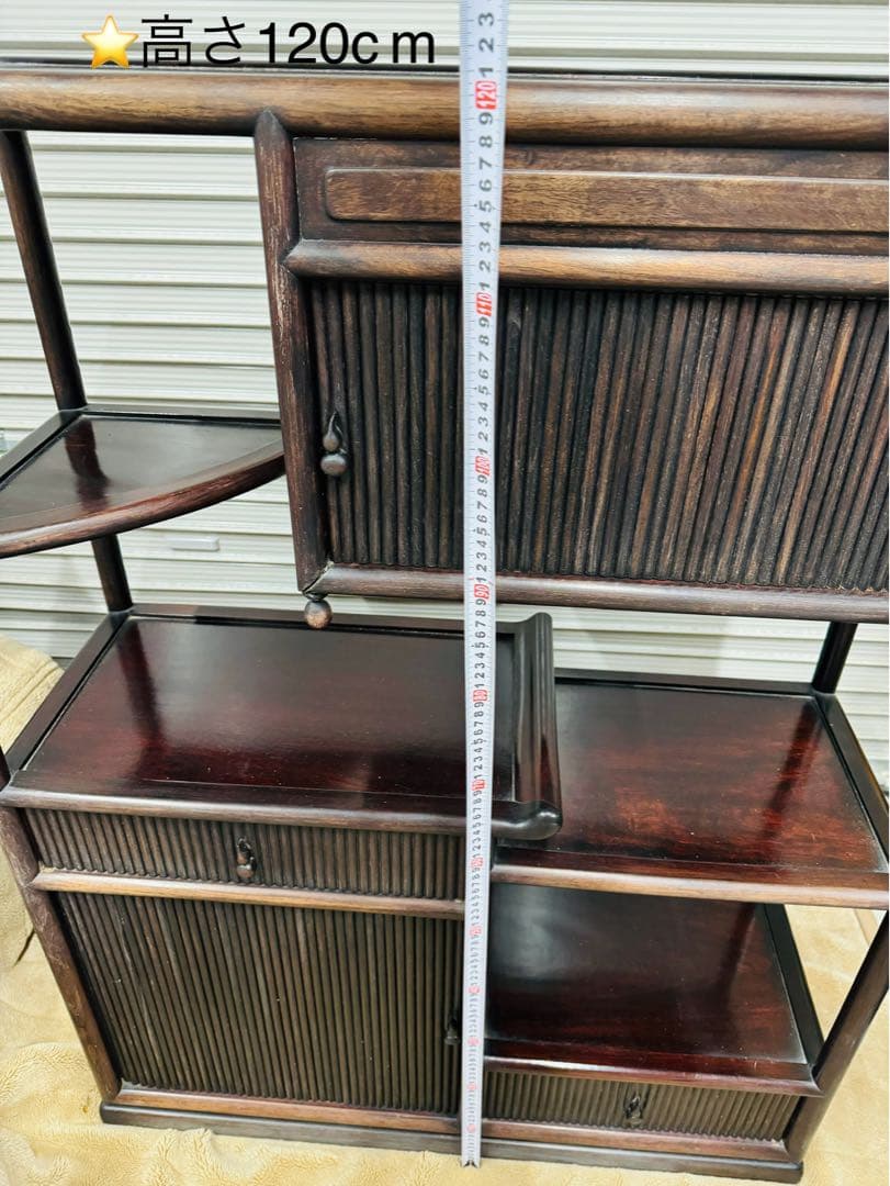 全国配送無料　民藝家具　飾り棚　和風　昭和レトロ　レア品　民藝家具　アンティーク