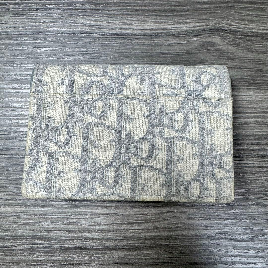 【最終値下げ】Dior Saddle Bloom カードホルダー名刺入れ グレー