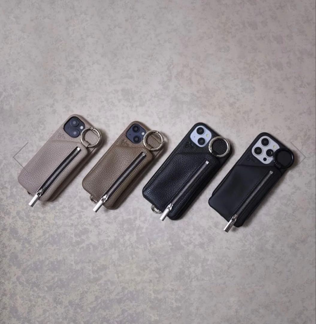 ajew エジュー pureblack ブラックiPhone 15Pro