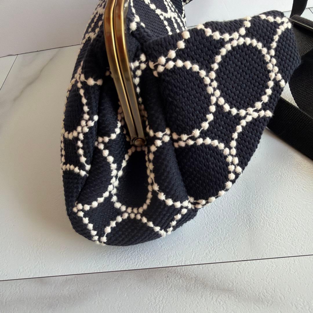 ハンドメイド minä perhonen タンバリン ボディバッグ がま口