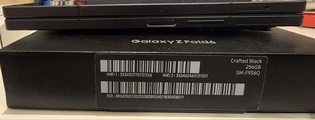 純正ペンとケース付き Galaxy Z Fold6 国内版 256GB ブラック