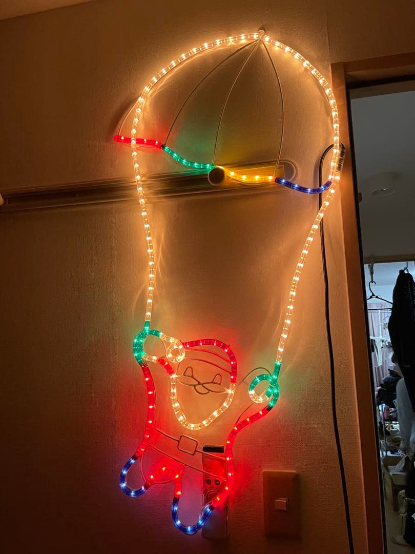 屋外使用OK LED チューブライト サンタ