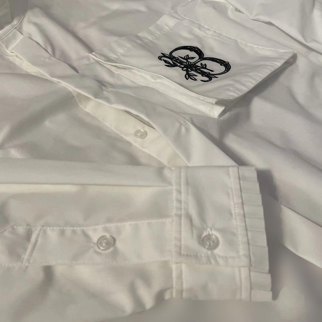 THOMAS MAGPIE ハイネックBIGシャツ ホワイト 38サイズ ＊新品