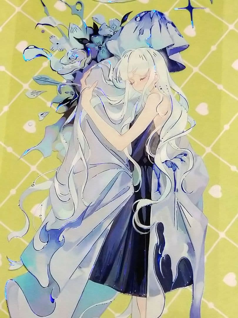 J976＃洄声·摆渡人(贝壳蓝)第九航道切り売り海外人物マステ女の子