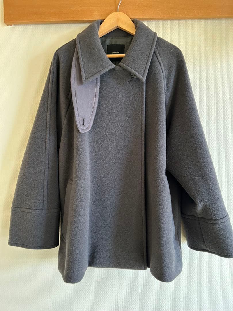 Spick and Span W/Nyモッサステンカラーショートコート