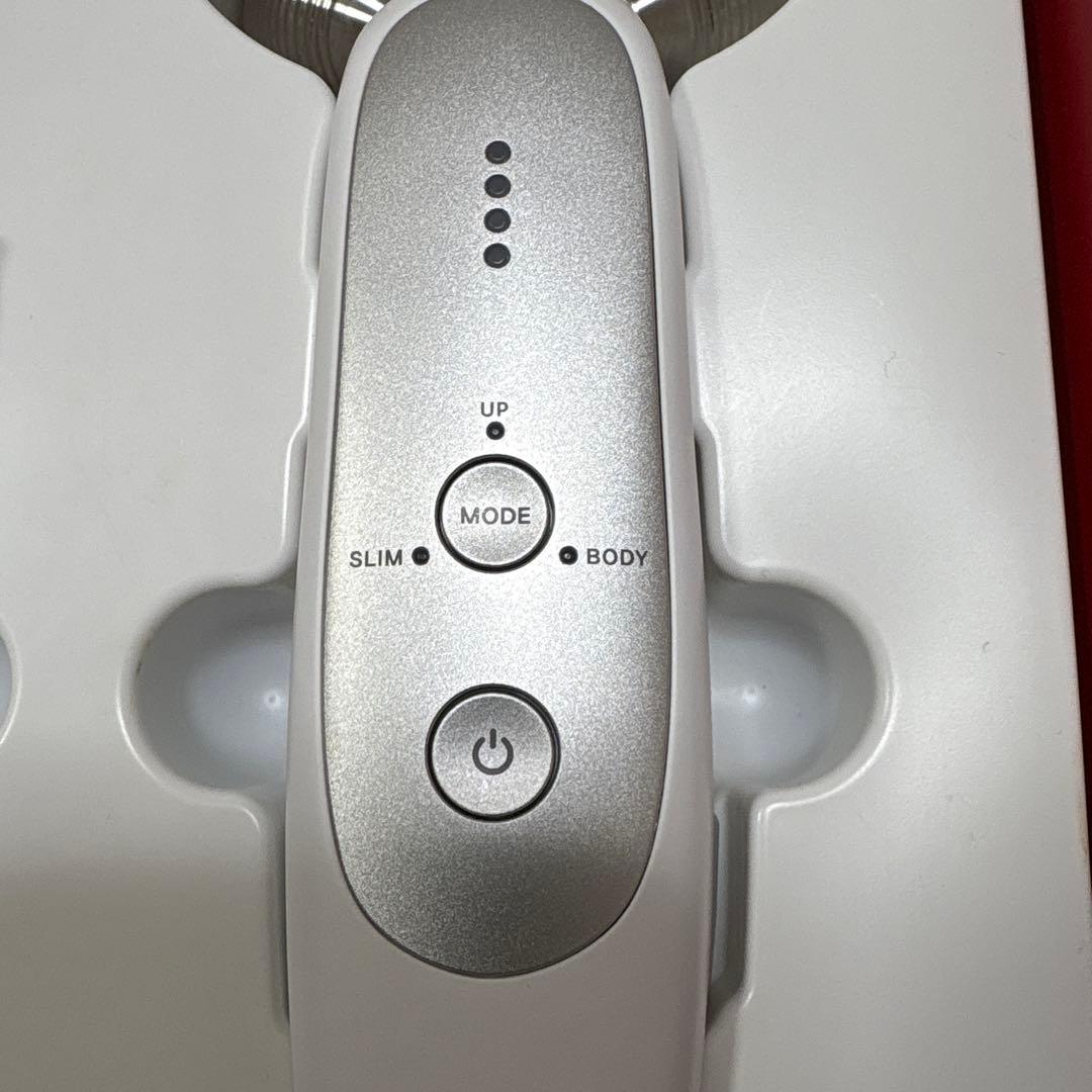 【美品】AGE-R DERMA EMS SHOT 美顔器、新品ジェル＋スタンド付