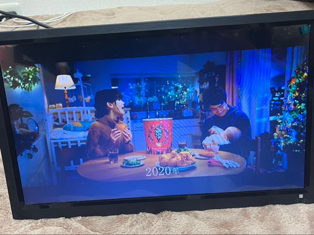 OVER TIME DVDプレーヤー搭載　15.6インチ　ポータブルテレビ