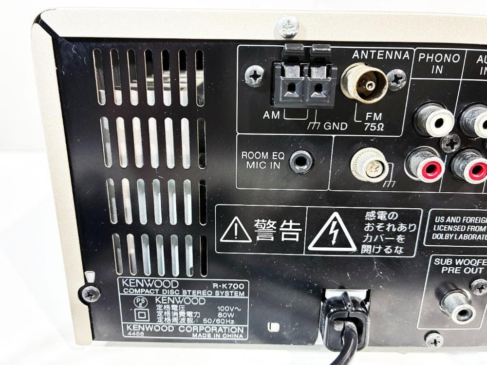 ★KENWOOD CD/MDレシーバー【R-K700】FL9S