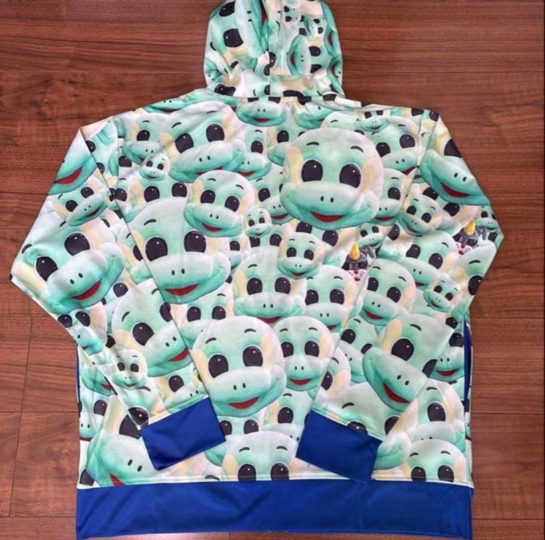 【本日値下げ】大分トリニータ ニータンのお顔だらけパーカー