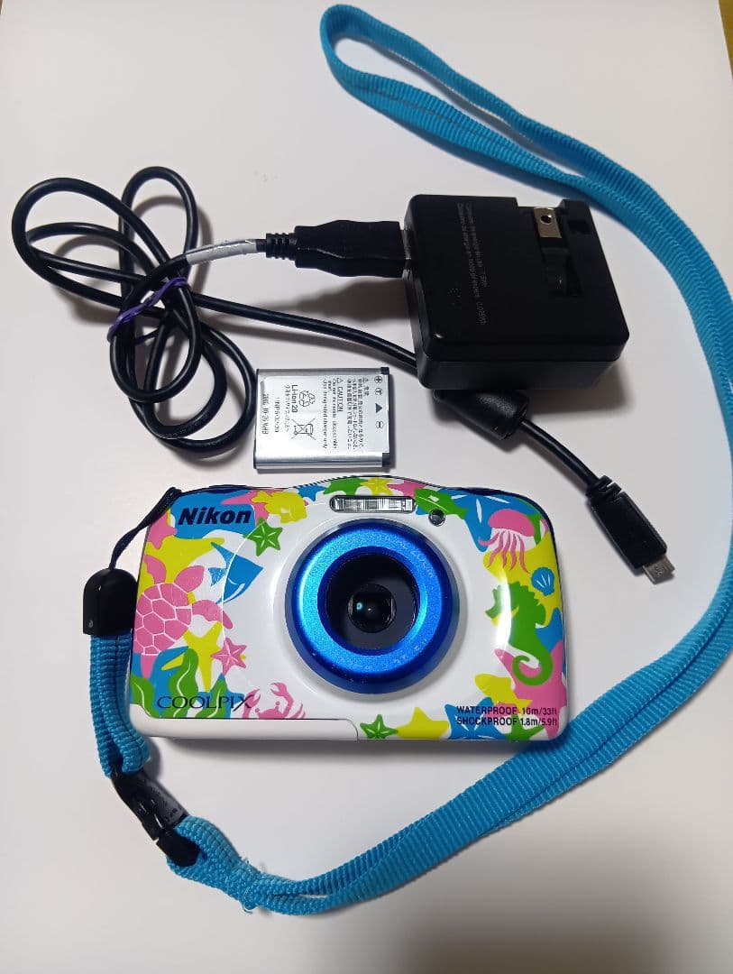 【限定カラー】Nikon COOLPIX W100 マリンカラー 防水コンデジ