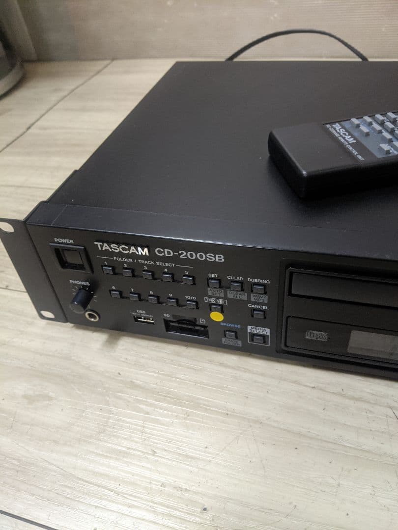 TASCAM CD-200SB CDプレーヤー タスカム