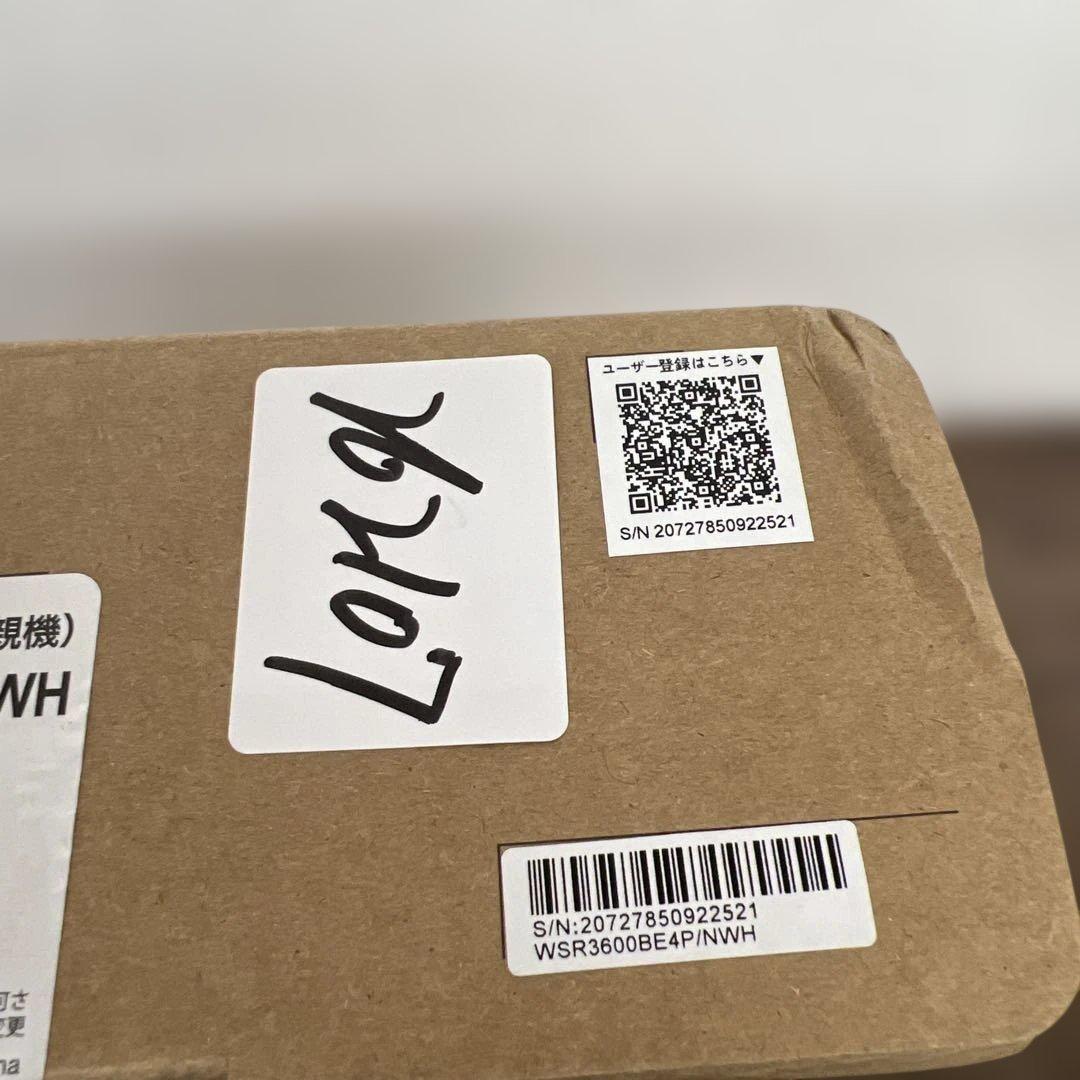 262107 バッファロー WiFi ルーターWSR3600BE4P/NWH