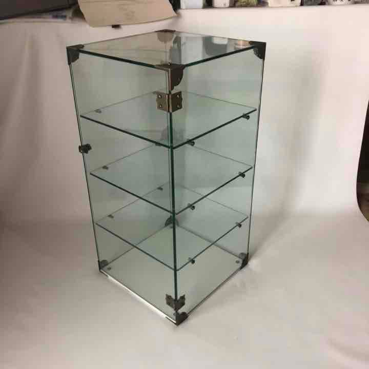 ガラスケース ショーケース ホビー収納 全面ガラス コレクション収納 ガラス棚板