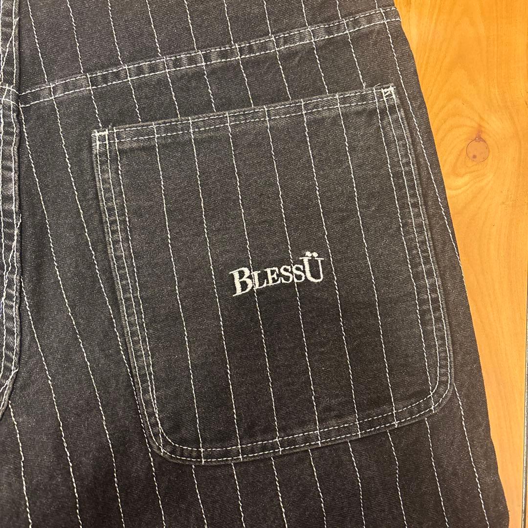 BLESSÜ ストライプデニム　Lサイズ