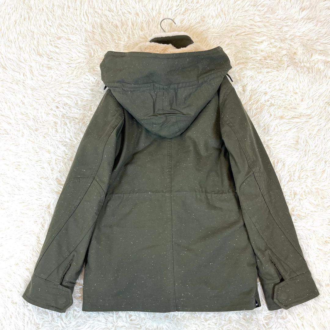 極美品✨ デンハム ボアライナー付 マウンテンパーカー モッズコート 3way