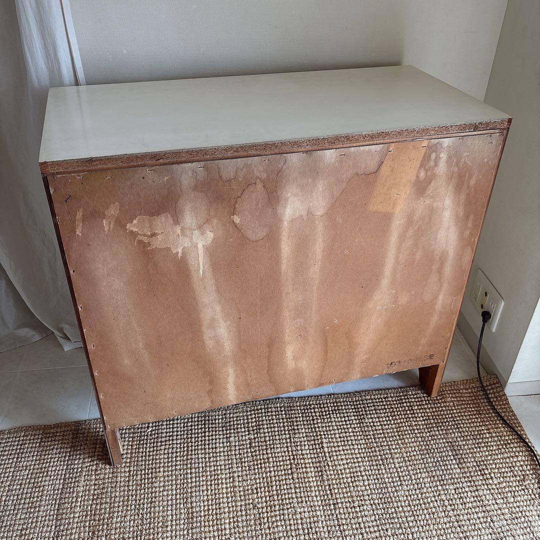 北欧　アンティーク　シャビーシック　チェスト　飾り棚　白家具　フレンチシャビー