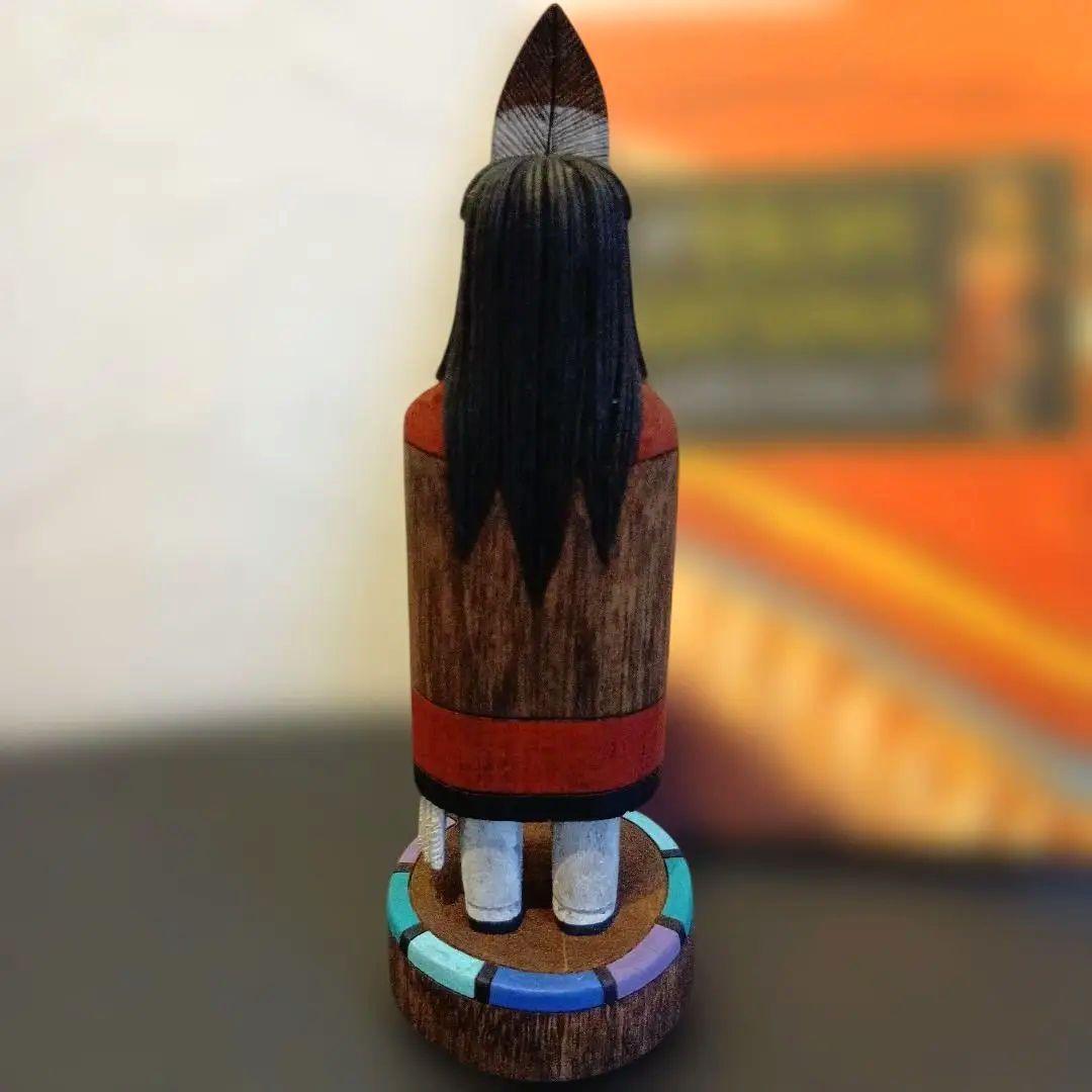 ホピ族カチナドール［幸せを祈り恵みをもたらす精霊］カチナ洋書付き！お値下げ中