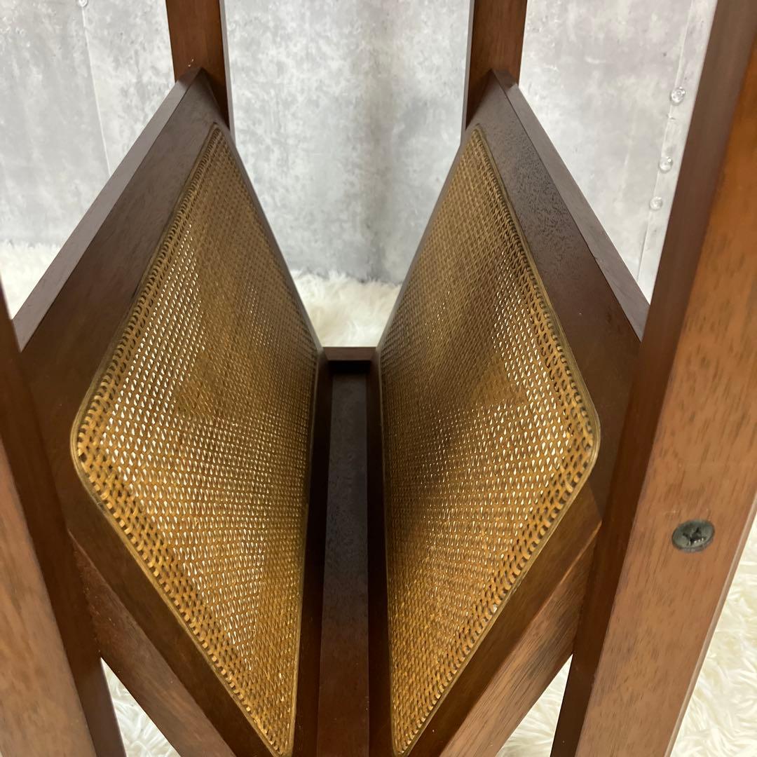 【美品】maruni　マルニ木工　地中海　マガジンラック　サイドテーブル