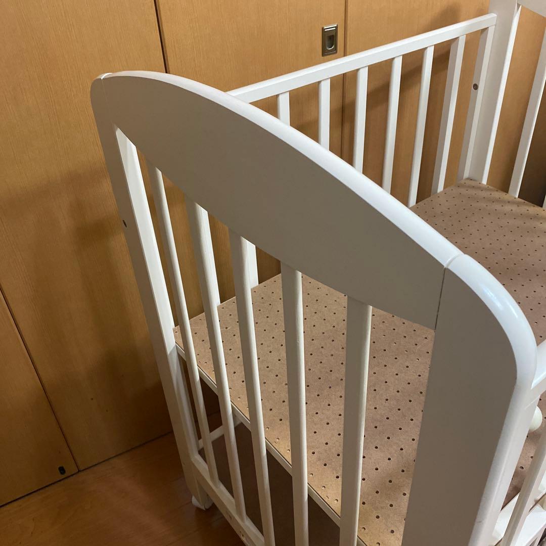 カトージ ベビーベッド ミニ立ちベッド プチバニラ 02356 直接取り引き可